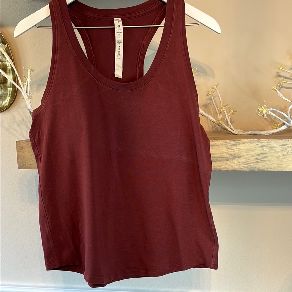 Women's Burgundy Tank Top